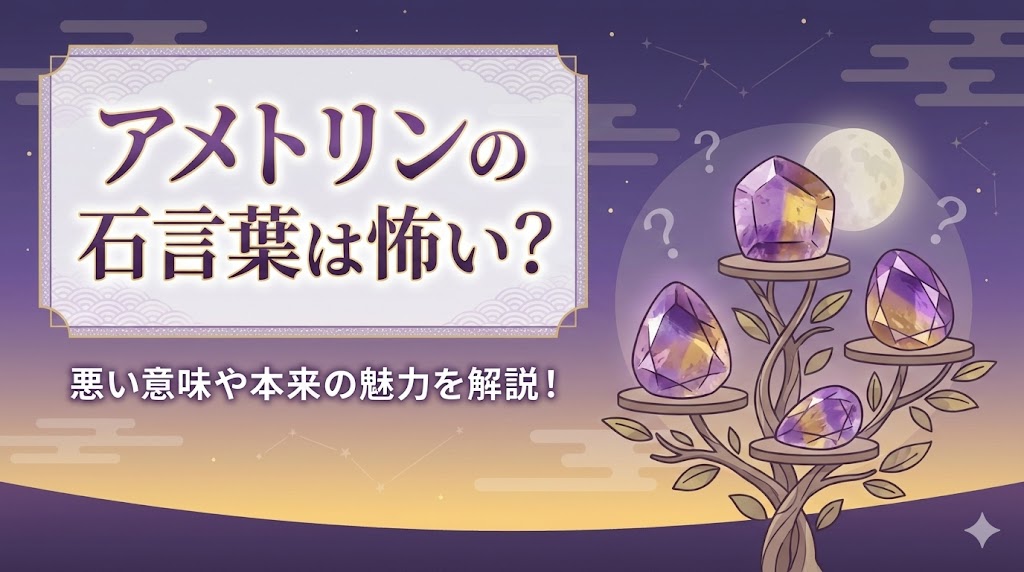 アメトリンの石言葉は怖い？悪い意味や本来の魅力を解説！｜石言葉テラス